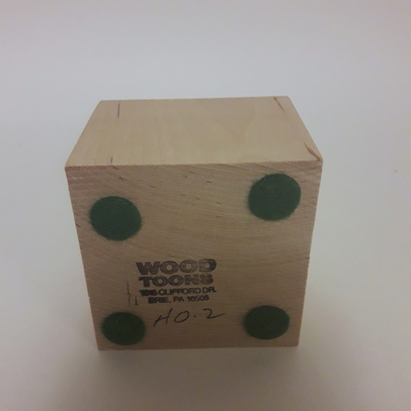 NEW Wood Toons I AM NOT AN AIR HEAD Wood Figurine Made in USA Handnade - Picture 5 of 5